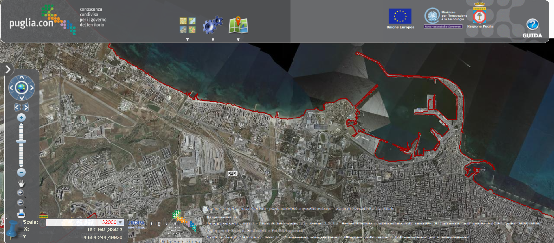 Preview Apulia Region Territorial Information System